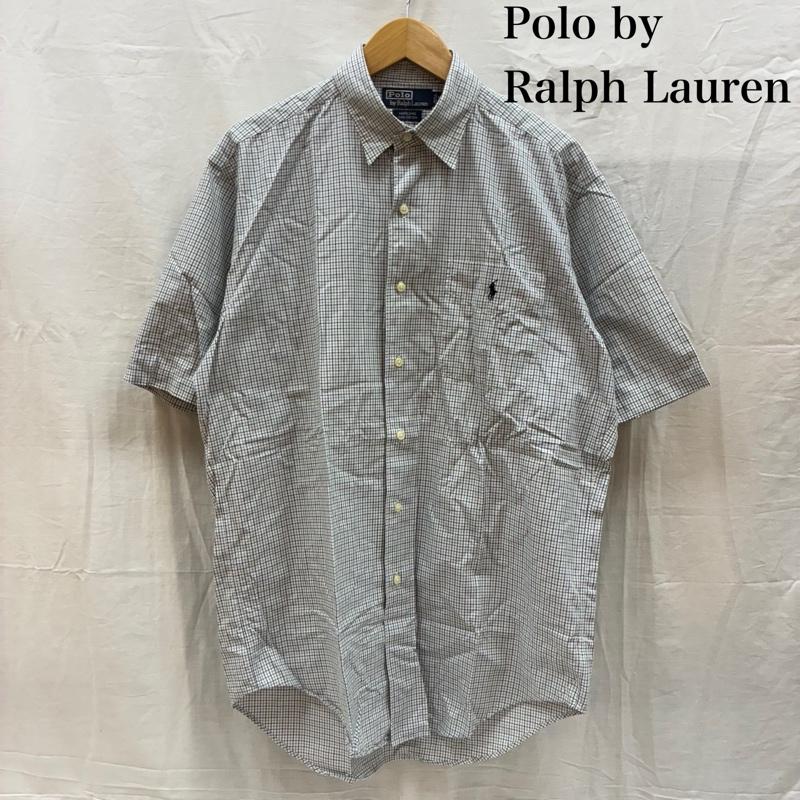 ポロバイラルフローレン Polo by RALPH LAUREN シャツ、ブラウス 半袖 MARLOWE ポケット ポニー 刺繍 チェック シャツ M メンズ USED 古着 中古 50168159