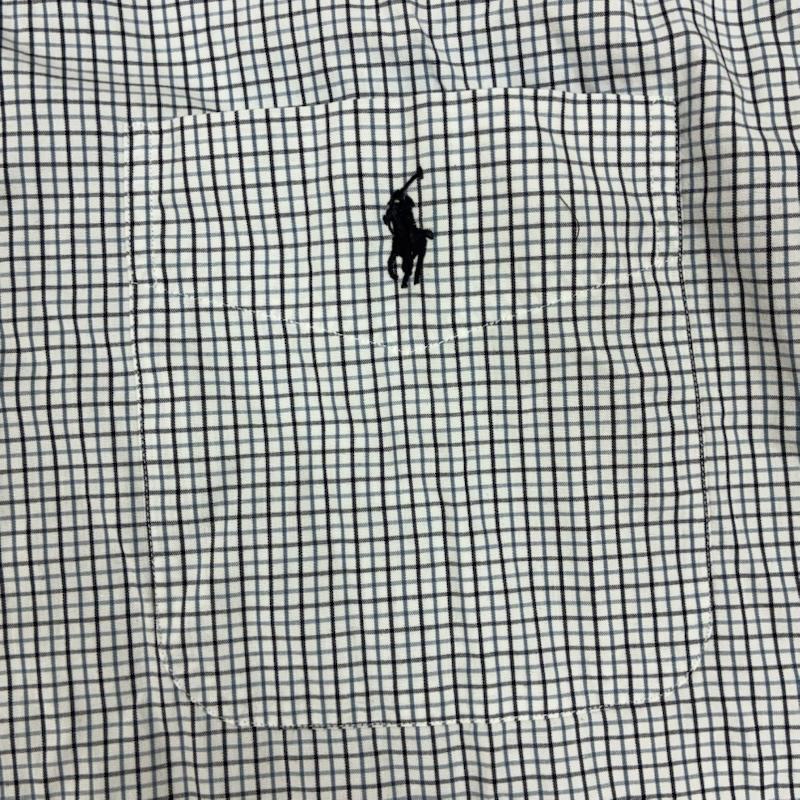 ポロバイラルフローレン Polo by RALPH LAUREN シャツ、ブラウス 半袖 MARLOWE ポケット ポニー 刺繍 チェック シャツ M メンズ USED 古着 中古 50168159
