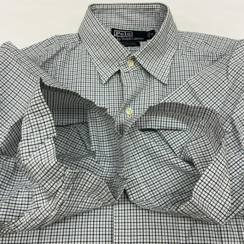 ポロバイラルフローレン Polo by RALPH LAUREN シャツ、ブラウス 半袖 MARLOWE ポケット ポニー 刺繍 チェック シャツ M メンズ USED 古着 中古 50168159