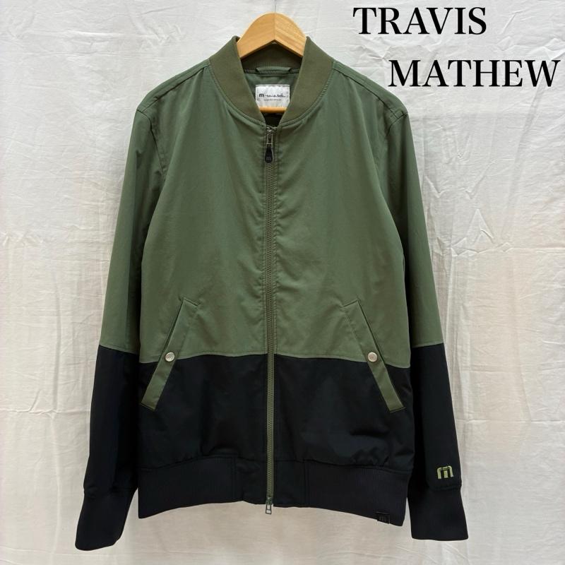 古着 USED ジャケット、上着 ジャンパー、ブルゾン TRAVISMATHEW トラヴィスマシュー 切替 ナイロン ボンバー ジャケット ゴルフ ウェア XL メンズ USED 古着 中古 50168173