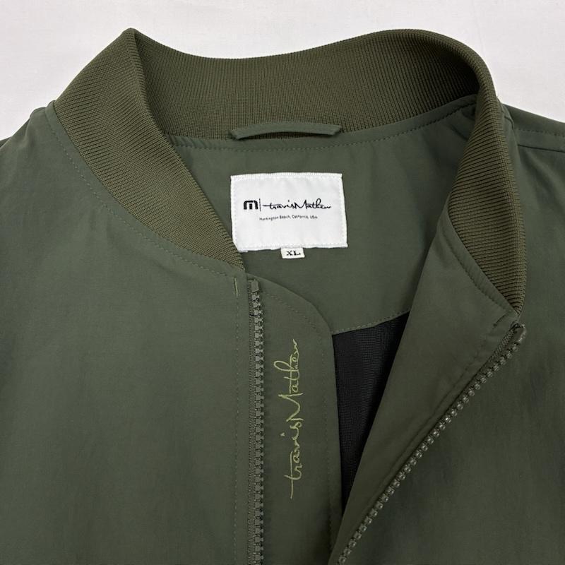 古着 USED ジャケット、上着 ジャンパー、ブルゾン TRAVISMATHEW トラヴィスマシュー 切替 ナイロン ボンバー ジャケット ゴルフ ウェア XL メンズ USED 古着 中古 50168173