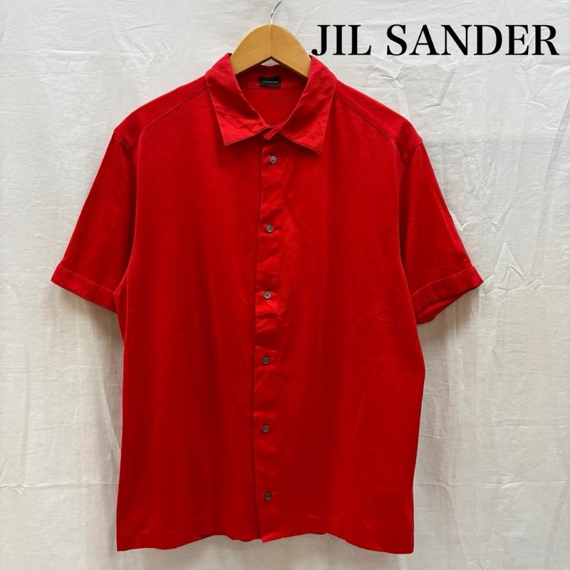 ジルサンダー JIL SANDER シャツ、ブラウス 半袖 00s OLD ARCHIVE イタリア製 コットン レギュラーカラー ボタン シャツ アーカイブ 48 メンズ USED 古着 中古 50168178