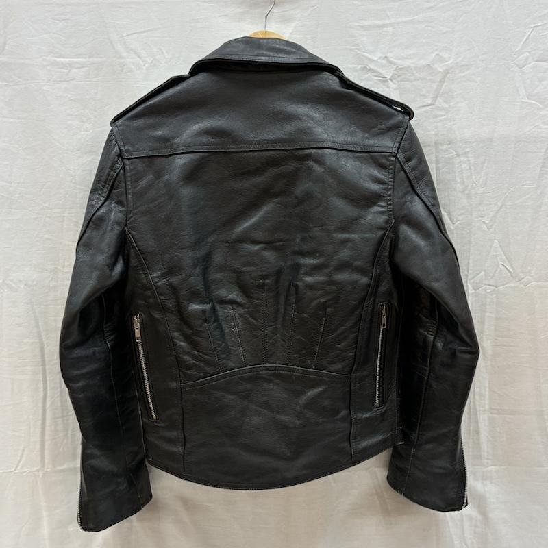 グッドルッキン GOODROCKIN  ジャケット、上着 レザージャケット Dポケ ダブル ライダース レザー ジャケット ダイヤ キルティング 50sスタイル 34 メンズ USED 古着 中古 50168181