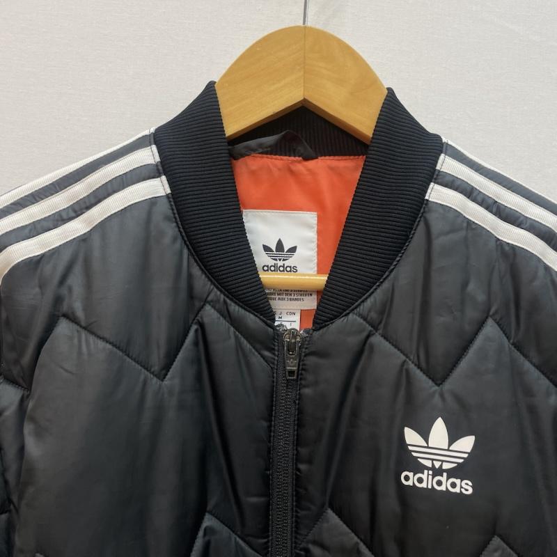 アディダスオリジナルス adidas originals ジャケット、上着 ジャンパー、ブルゾン SST キルティング ジャケット スリー ストライプス M 黒 / ブラック / black X 白 / ホワイト / white メンズ USED 古着 中古 50168182