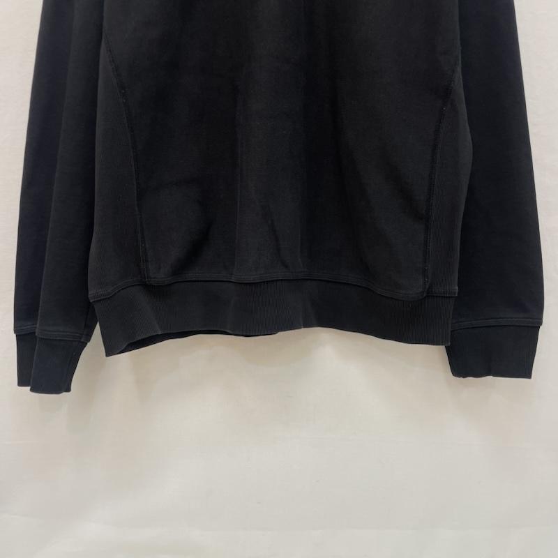 カーハート ダブリューアイピー Carhartt WIP トレーナー 長袖 ハーフ ジップ アメリカン スクリプト スウェット シャツ ワンポイント 刺繍 ロゴ L 黒 / ブラック / black メンズ USED 古着 中古 50168183
