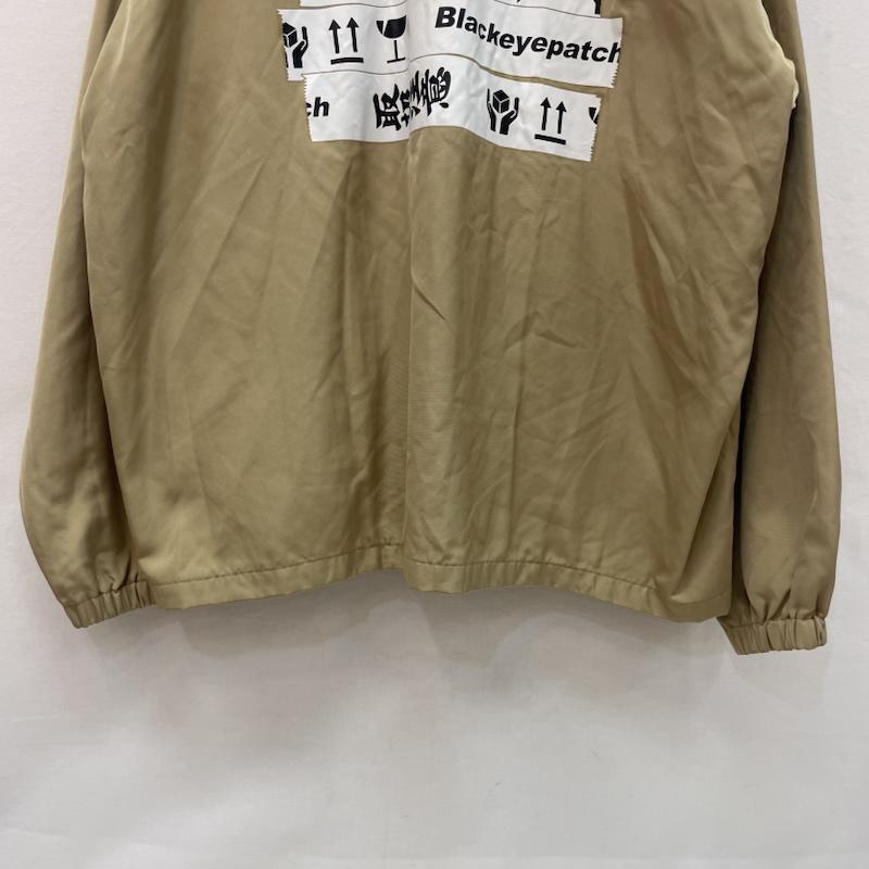 ブラックアイパッチ BlackEyePatch ジャケット、上着 ジャンパー、ブルゾン コーチ ジャケット 取扱注意 グラフィック テープ デザイン L ベージュ / ベージュ / beige メンズ USED 古着 中古 50168184
