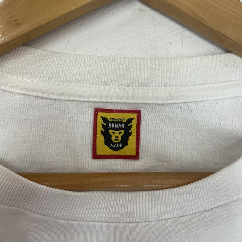 ヒューマンメード HUMAN MADE Tシャツ 長袖 VERDY VICK LONG SLEEVE T-SHIRT 袖 ロゴ XL 白 / ホワイト / white メンズ USED 古着 中古 50168185