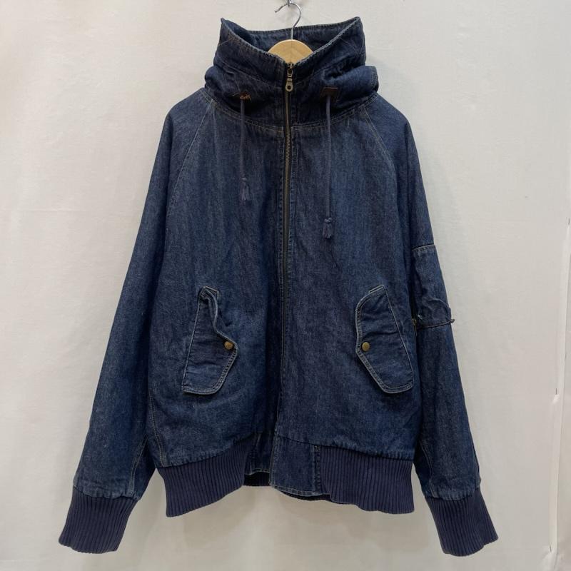 エクストララージ XLARGE ジャケット、上着 ジャケット、ブレザー 90s 00s デニム ボア ジップアップ ジャケット ハイネック L インディゴ / インディゴ / Indigo メンズ USED 古着 中古 50168188