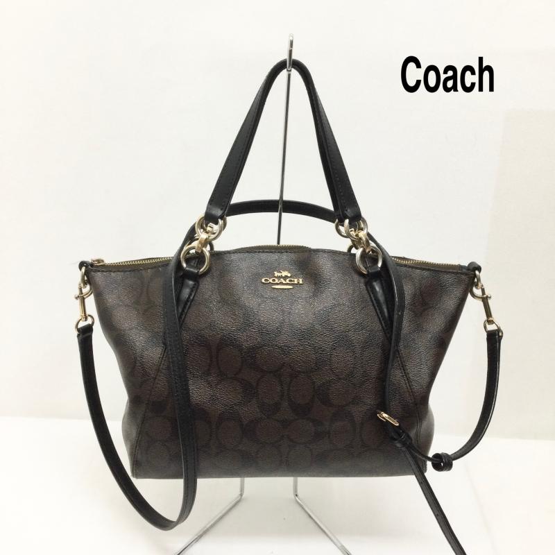 コーチ COACH ショルダーバッグ ショルダーバッグ COACH 2WAY　ショルダー　ハンドバッグ　PVC　ブラウン　茶　総柄　F28989 - 総柄 茶 / ブラウン / brown レディース USED 古着 中古 50168189