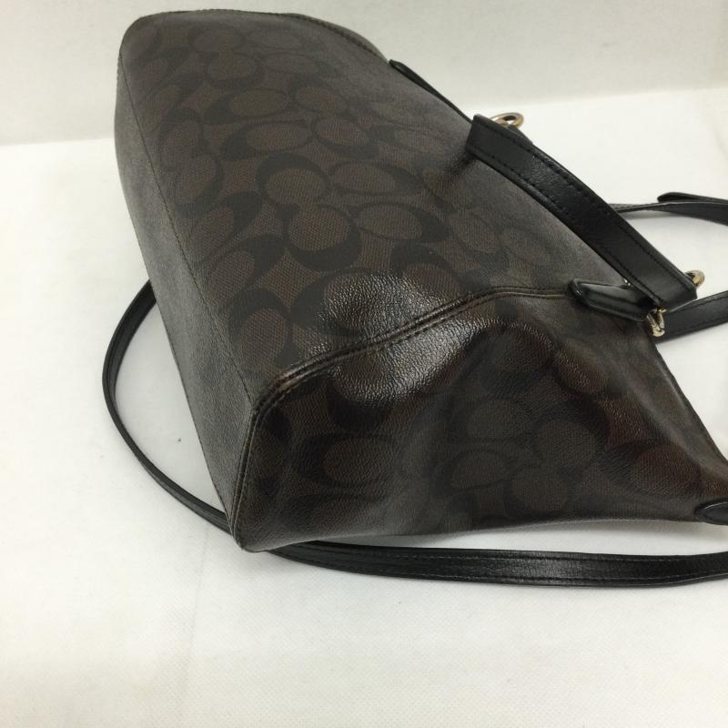 コーチ COACH ショルダーバッグ ショルダーバッグ COACH 2WAY　ショルダー　ハンドバッグ　PVC　ブラウン　茶　総柄　F28989 - 総柄 茶 / ブラウン / brown レディース USED 古着 中古 50168189
