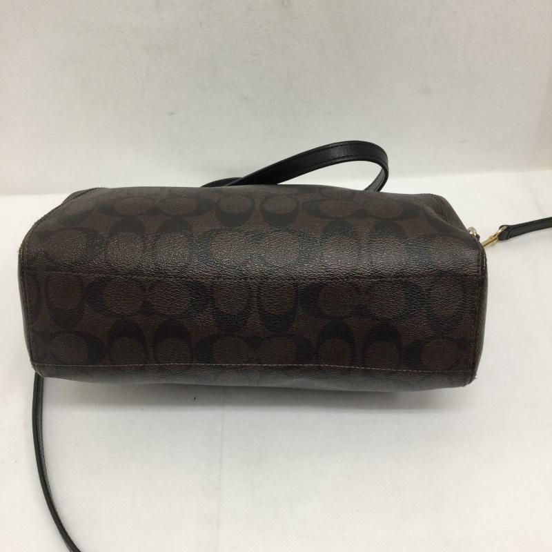 コーチ COACH ショルダーバッグ ショルダーバッグ COACH 2WAY　ショルダー　ハンドバッグ　PVC　ブラウン　茶　総柄　F28989 - 総柄 茶 / ブラウン / brown レディース USED 古着 中古 50168189
