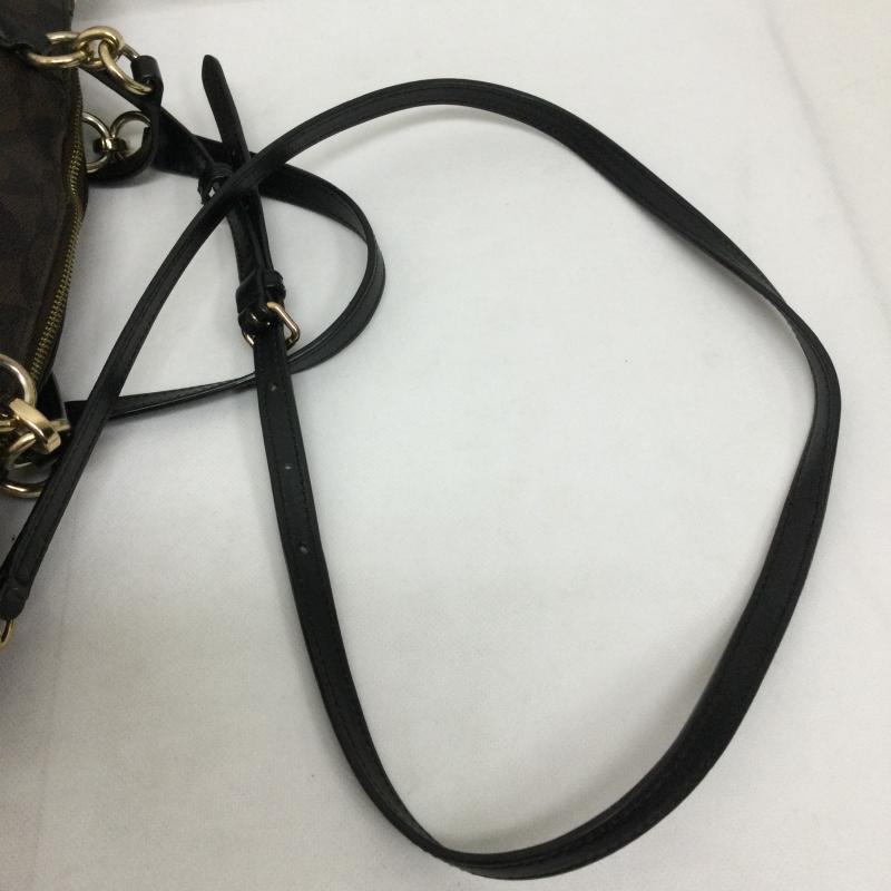 コーチ COACH ショルダーバッグ ショルダーバッグ COACH 2WAY　ショルダー　ハンドバッグ　PVC　ブラウン　茶　総柄　F28989 - 総柄 茶 / ブラウン / brown レディース USED 古着 中古 50168189