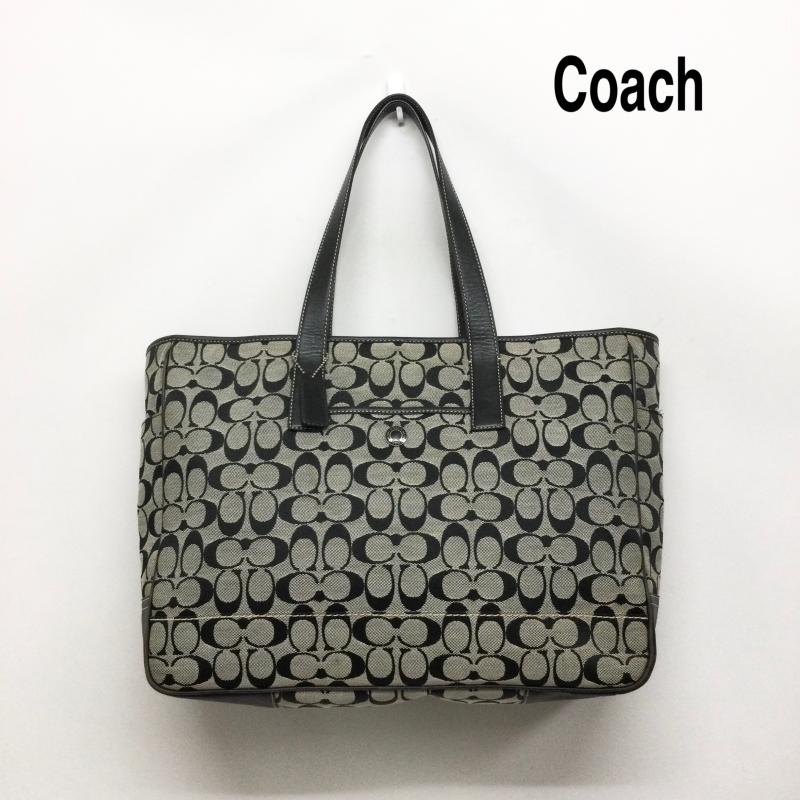 コーチ COACH トートバッグ トートバッグ COACH トートバッグ キャンバス グレー 総柄 7068 - 総柄 灰 / グレー / gray レディース USED 古着 中古 50168190