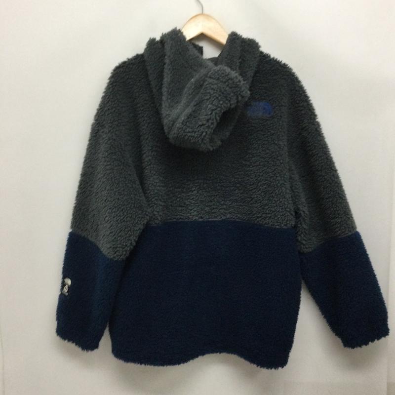 ザノースフェイス THE NORTH FACE ジャケット、上着 ジャンパー、ブルゾン THE NORTH FACE LYMAN FLEECE HOODIE ライマン フリースフーディー NJ4FM53M L ロゴ、文字 灰 / グレー / gray X 紺 / ネイビー / navy メンズ USED 古着 中古 50168193