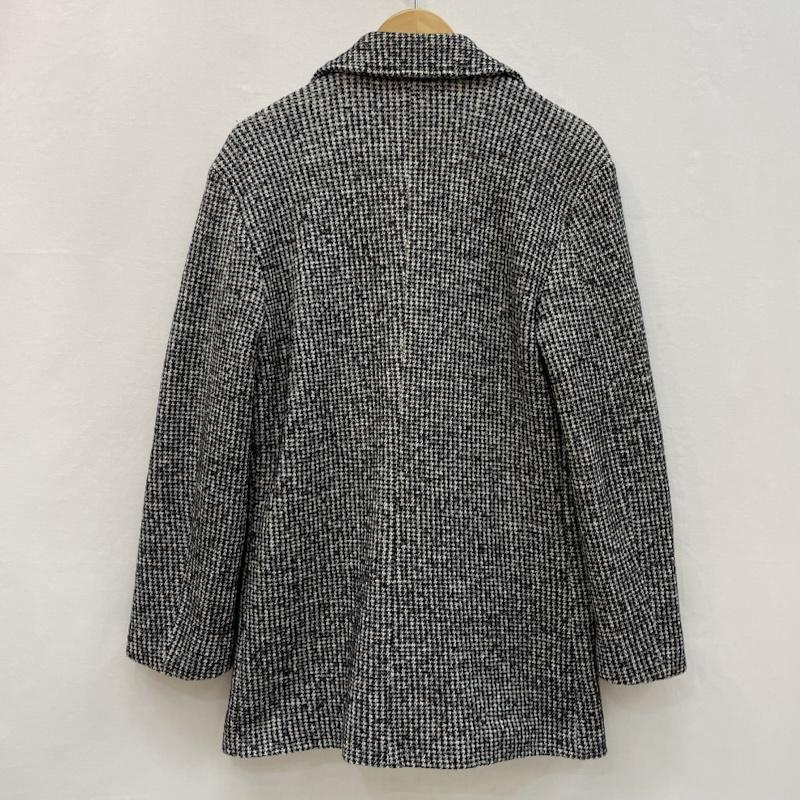 アニエス・ベー agnes b. ジャケット、上着 ジャケット、ブレザー ウール ジャケット モノトーン 千鳥格子 チェック 柄 1 白 / ホワイト / white X 黒 / ブラック / black メンズ USED 古着 中古 50168197