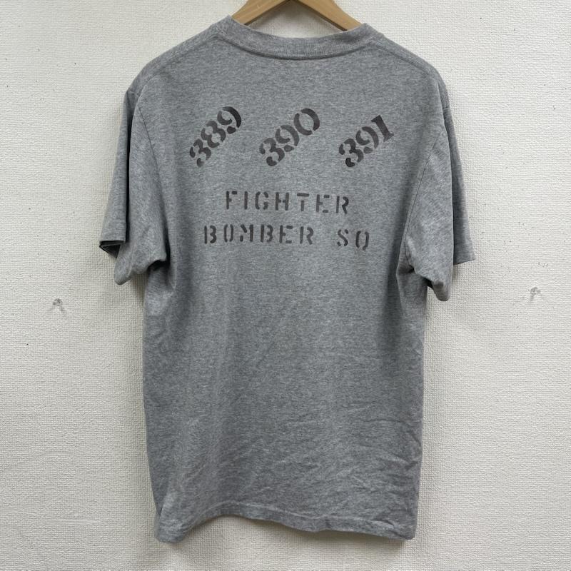 バズリクソンズ Buzz Rickson s Tシャツ 半袖 USA製 366 FBW ミリタリー プリント Tシャツ カットソー 灰 / グレー / gray メンズ USED 古着 中古 50168209