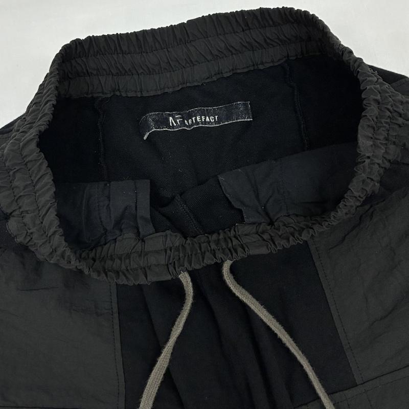 古着 USED パンツ ショートパンツ A.F ARTEFACT エーエフアーティファクト スウェット ナイロン 切替 サルエル ハーフパンツ - メンズ USED 古着 中古 50168210