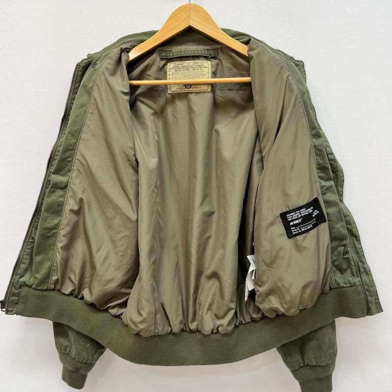 アヴィレックス AVIREX ジャケット、上着 フライトジャケット × PEANUTS コットン A-2 スヌーピー FLYING ACE L カーキ / カーキ / khaki メンズ USED 古着 中古 50168211