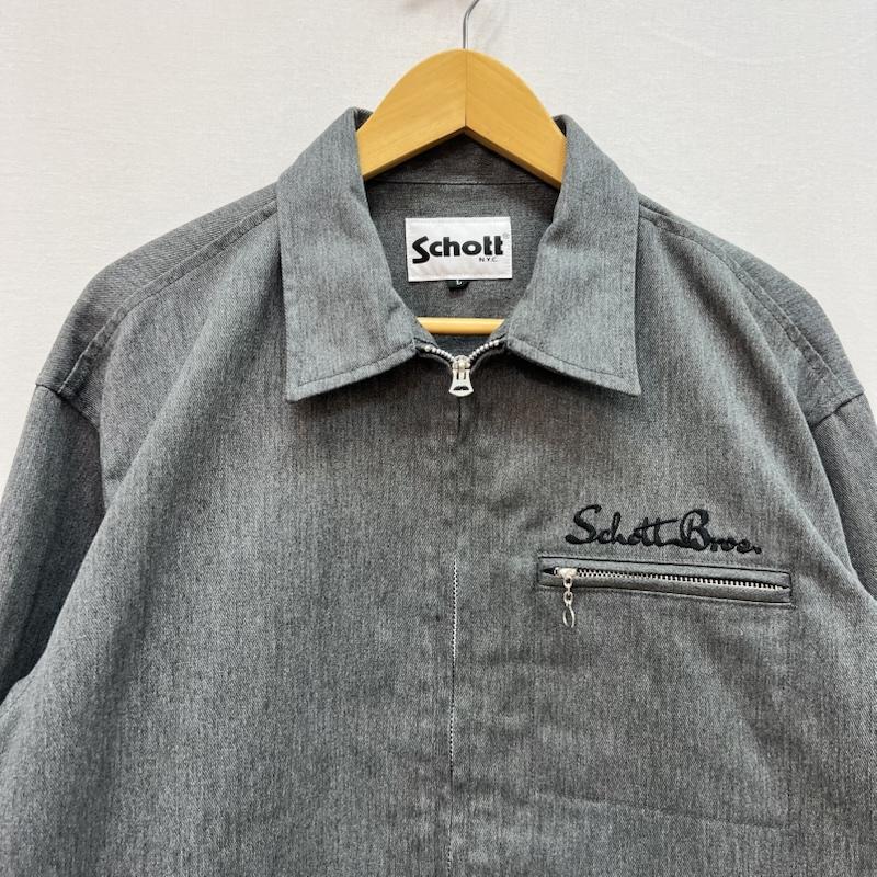 ショット schott ジャケット、上着 ジャンパー、ブルゾン TC ワークジャケット 782-3952005 L 灰 / グレー / gray メンズ USED 古着 中古 50168213