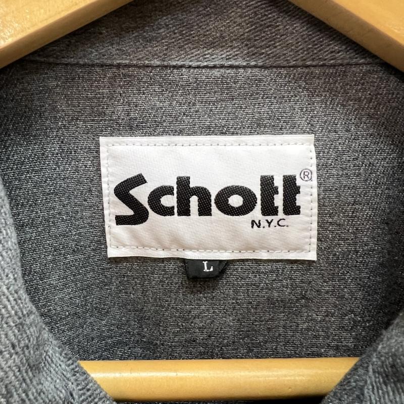 ショット schott ジャケット、上着 ジャンパー、ブルゾン TC ワークジャケット 782-3952005 L 灰 / グレー / gray メンズ USED 古着 中古 50168213