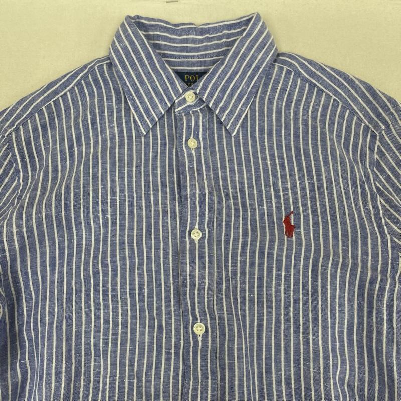 ポロラルフローレン POLO RALPH LAUREN シャツ、ブラウス 長袖 ポニー刺繍 ブルーストライプ リネン 長袖 カジュアル シャツ S 青 / ブルー / blue メンズ USED 古着 中古 50168214
