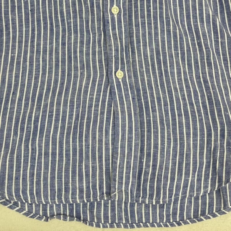 ポロラルフローレン POLO RALPH LAUREN シャツ、ブラウス 長袖 ポニー刺繍 ブルーストライプ リネン 長袖 カジュアル シャツ S 青 / ブルー / blue メンズ USED 古着 中古 50168214