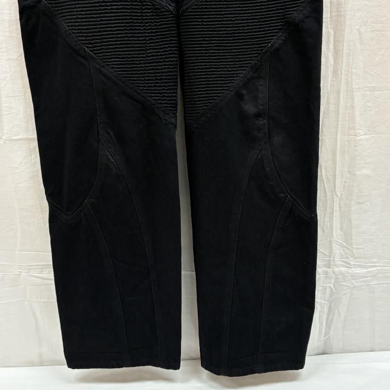 古着 USED パンツ デニム、ジーンズ LIBERE リベーレ 24SS バイカー カッティング ジーンズ 13oz ワイド ブラック デニム パンツ 3 メンズ USED 古着 中古 50168216