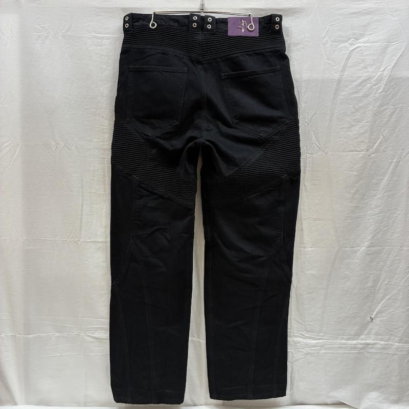 古着 USED パンツ デニム、ジーンズ LIBERE リベーレ 24SS バイカー カッティング ジーンズ 13oz ワイド ブラック デニム パンツ 3 メンズ USED 古着 中古 50168216