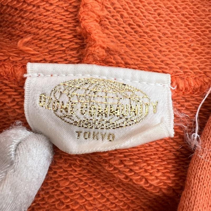 ヒステリックグラマー HYSTERIC GLAMOUR パーカー 長袖 90s オゾンコミュニティ スウェット パーカー - 橙 / オレンジ / orange レディース USED 古着 中古 50168218