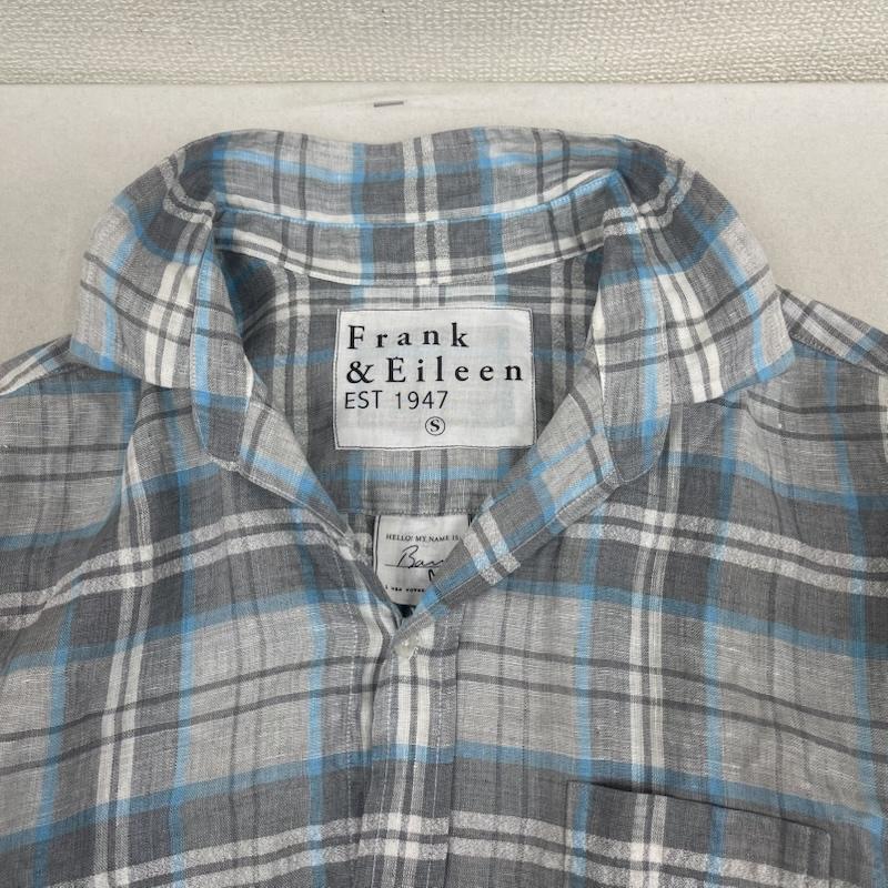 古着 USED シャツ、ブラウス 長袖 Frank & Eileen BARRY チェック柄 カジュアル シャツ S 水色 / ライトブルー / レディース USED 古着 中古 50168219