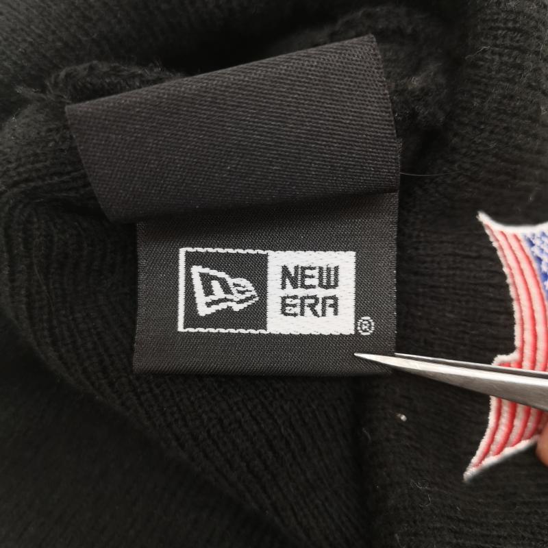 シュプリーム Supreme 帽子 ニット帽 New Era 19FW Championship Beanie チャンピオンシップ ビーニー WORLD CHAMPS ワッペン 黒 / ブラック / black メンズ USED 古着 中古 50168222