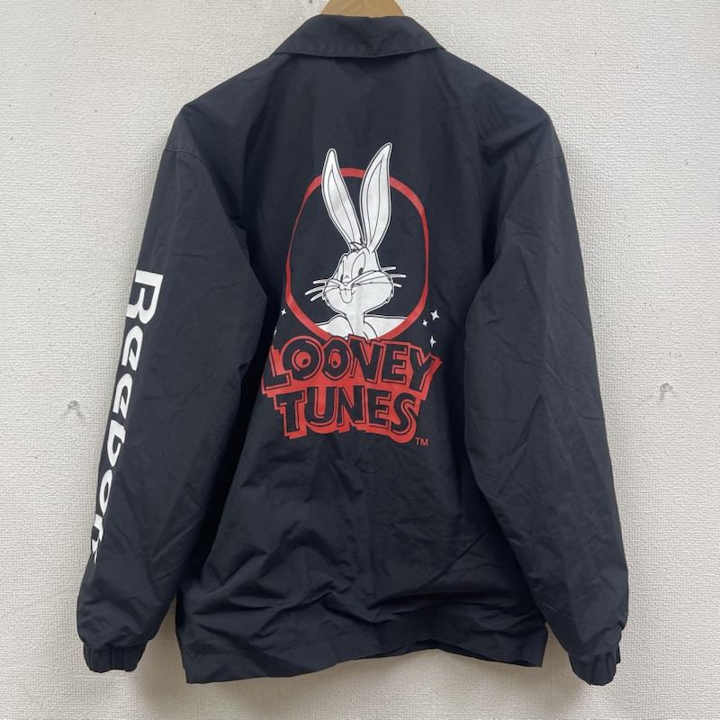 リーボック Reebok ジャケット、上着 ジャンパー、ブルゾン Looney Tunes コラボ Coach Jacket コーチ ジャケット XS 黒 / ブラック / black メンズ USED 古着 中古 50168226