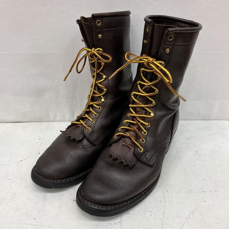 ハソーン HATHORN ブーツ 一般 ロガー ワーク ブーツ US：10 ダークブラウン / ダークブラウン / メンズ USED 古着 中古 50168227