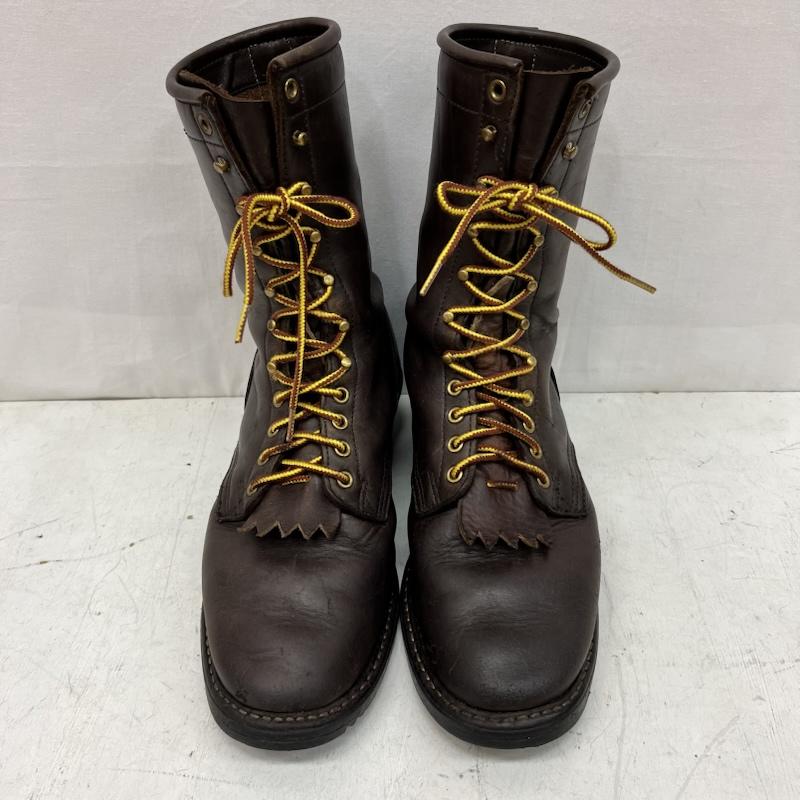 ハソーン HATHORN ブーツ 一般 ロガー ワーク ブーツ US：10 ダークブラウン / ダークブラウン / メンズ USED 古着 中古 50168227