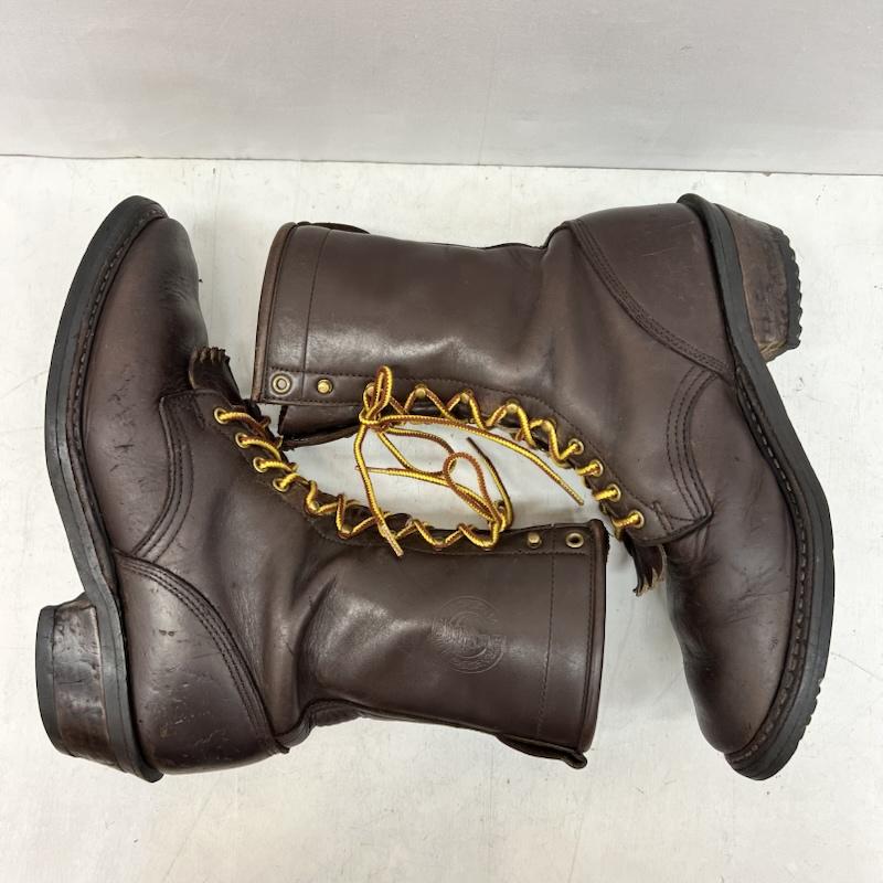ハソーン HATHORN ブーツ 一般 ロガー ワーク ブーツ US：10 ダークブラウン / ダークブラウン / メンズ USED 古着 中古 50168227
