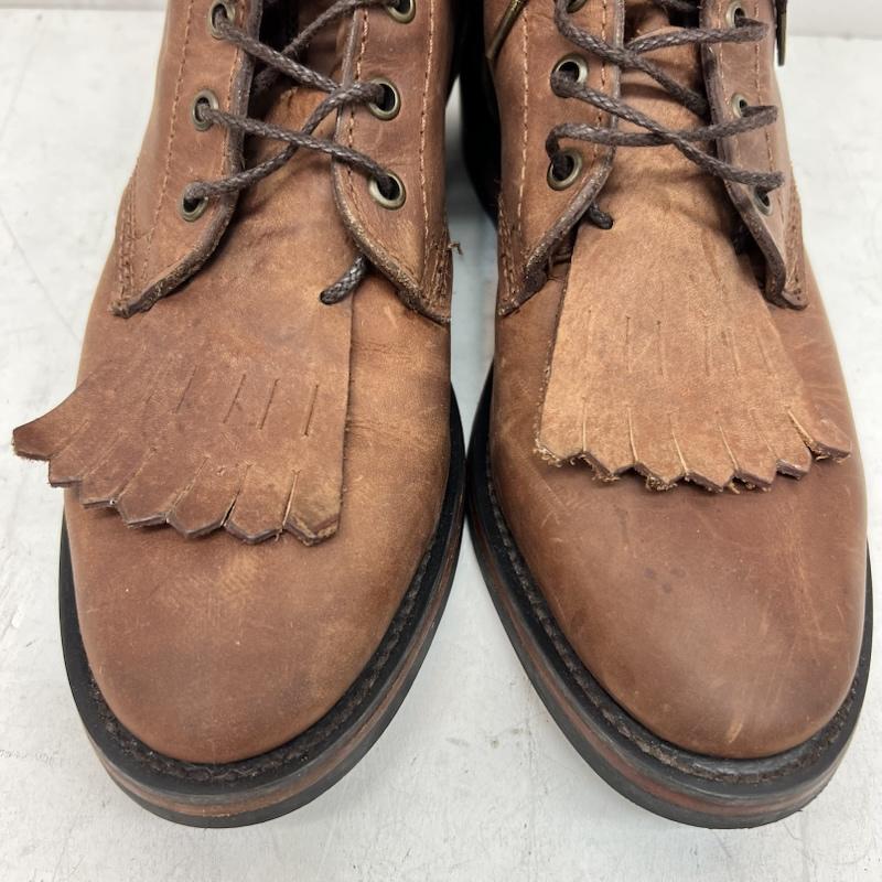 古着 USED ブーツ 一般 メキシコ製 レザーブーツ ウエスタン ワーク US：9 茶 / ブラウン / brown メンズ USED 古着 中古 50168229