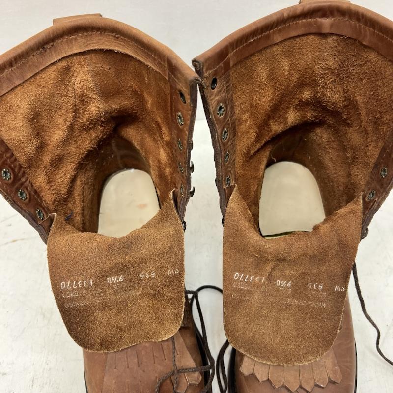 古着 USED ブーツ 一般 メキシコ製 レザーブーツ ウエスタン ワーク US：9 茶 / ブラウン / brown メンズ USED 古着 中古 50168229
