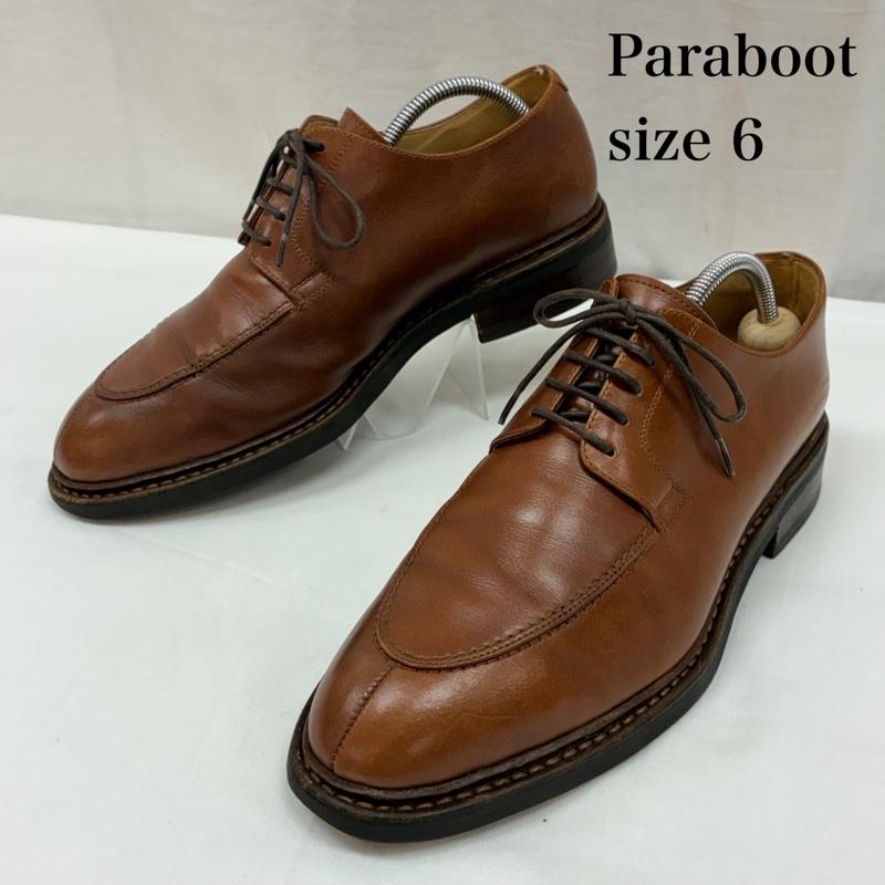 パラブーツ Paraboot 革靴 革靴 ROUSSEAU ルソー Uチップ レースアップ レザー シューズ UK：6 メンズ USED 古着 中古 50168232
