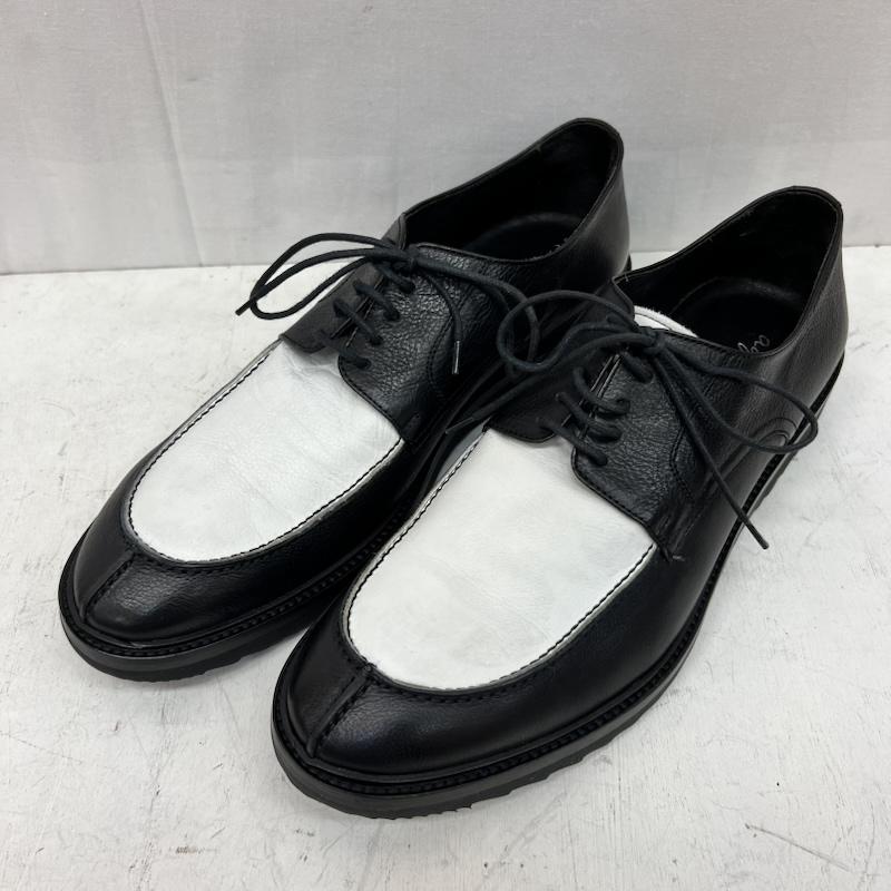 アニエス・ベー agnes b. 革靴 革靴 イタリア製 ツートーン レザーシューズ CU01 DERBY size42 - 黒 / ブラック / black X 白 / ホワイト / white メンズ USED 古着 中古 50168235