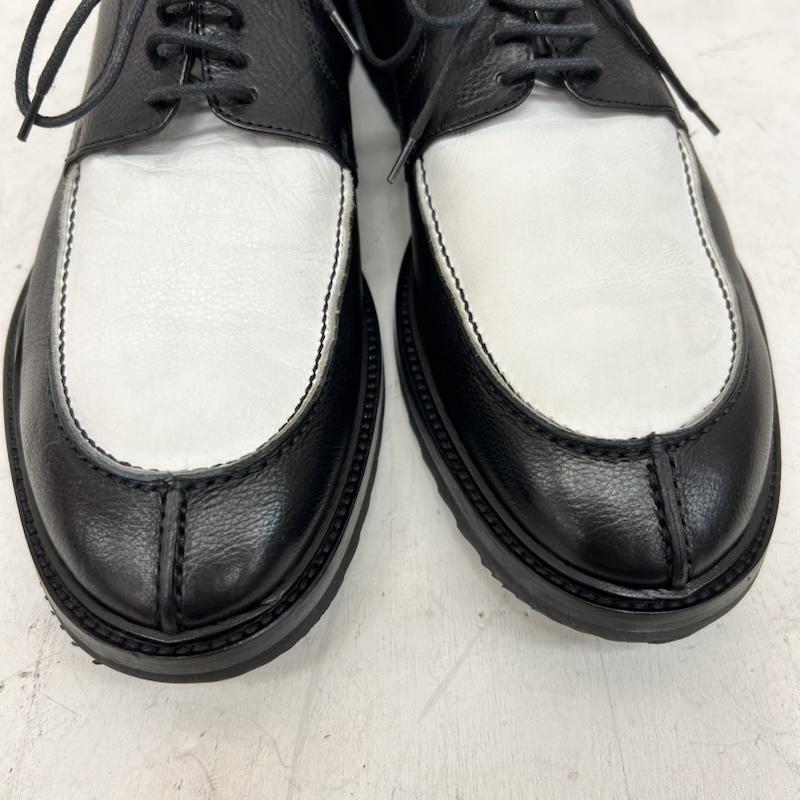 アニエス・ベー agnes b. 革靴 革靴 イタリア製 ツートーン レザーシューズ CU01 DERBY size42 - 黒 / ブラック / black X 白 / ホワイト / white メンズ USED 古着 中古 50168235