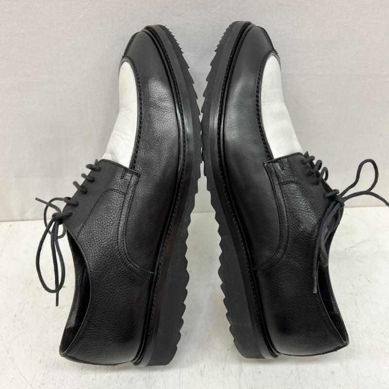 アニエス・ベー agnes b. 革靴 革靴 イタリア製 ツートーン レザーシューズ CU01 DERBY size42 - 黒 / ブラック / black X 白 / ホワイト / white メンズ USED 古着 中古 50168235