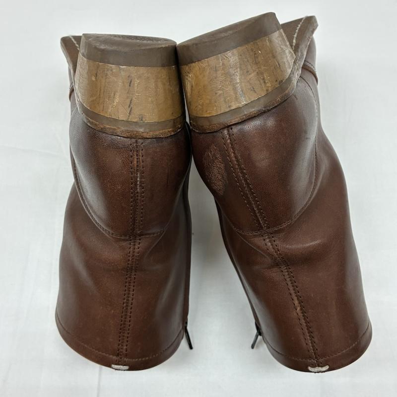 メゾン マルジェラ Maison Margiela ブーツ ショートブーツ REPLICA Tight high ankle boot アルバカーキ キャンパス サイドジップ ブーツ - メンズ USED 古着 中古 50168236