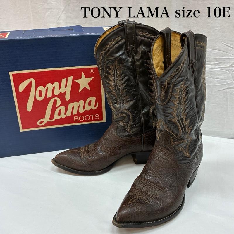 トニーラマ Tony Lama ブーツ ウエスタンブーツ J67044 レザー ウエスタン ブーツ 10 E US：10 メンズ USED 古着 中古 50168240