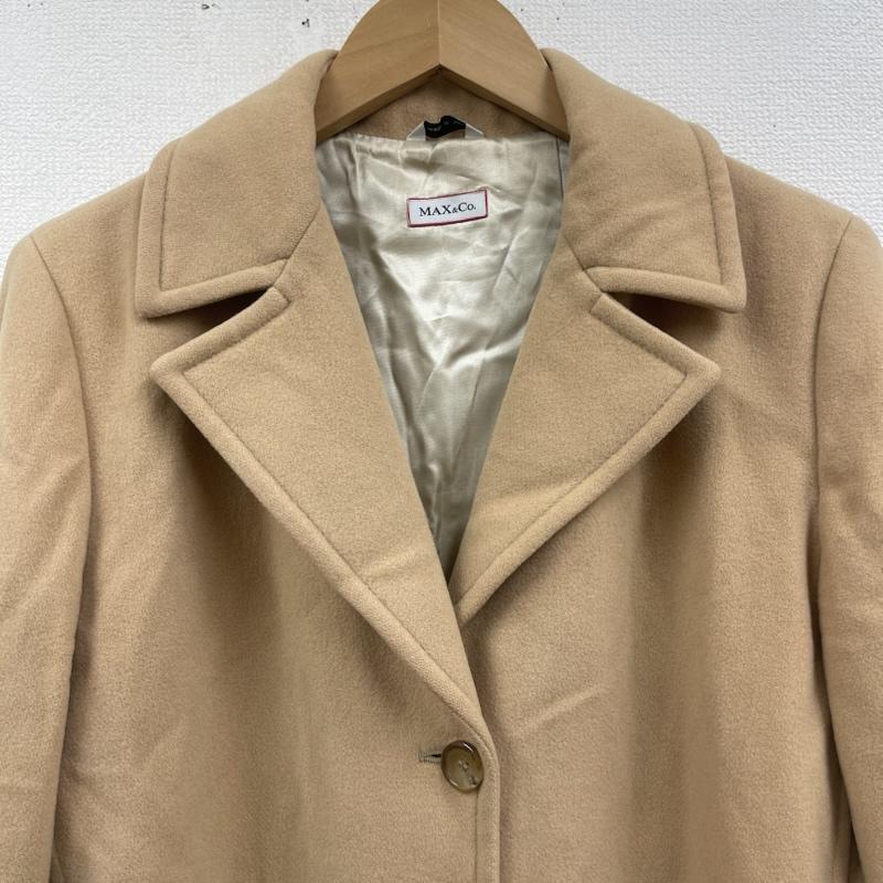 マックスアンドコー MAX&CO コート コート一般 イタリア製 シングル ウール カジュアル ロング チェスター コート ベージュ / ベージュ / beige レディース USED 古着 中古 50168245