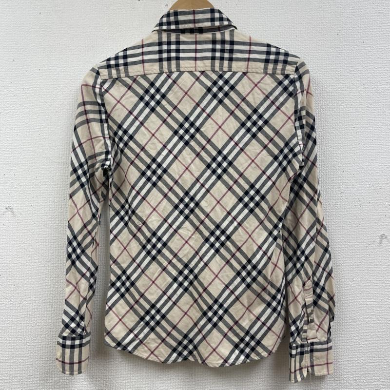 バーバリーロンドン Burberry London シャツ、ブラウス 長袖 ナイト刺繍 ノバチェック柄 長袖 シャツ M ベージュ / ベージュ / beige レディース USED 古着 中古 50168248