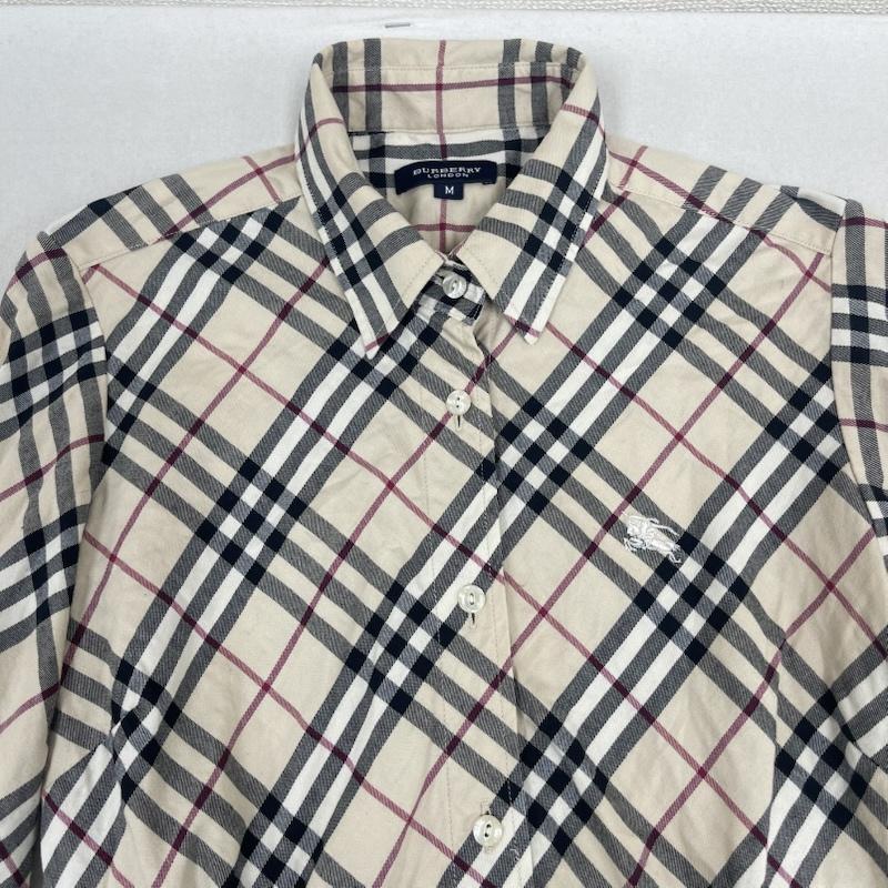 バーバリーロンドン Burberry London シャツ、ブラウス 長袖 ナイト刺繍 ノバチェック柄 長袖 シャツ M ベージュ / ベージュ / beige レディース USED 古着 中古 50168248