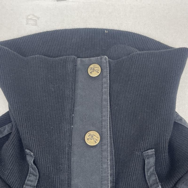 バーバリー・ブルーレーベル BURBERRY BLUE LABEL ジャケット、上着 ジャンパー、ブルゾン ミリタリーテイスト ジップアップ ジャケット ジャンパー faf49-684-09 38 黒 / ブラック / black レディース USED 古着 中古 50168249