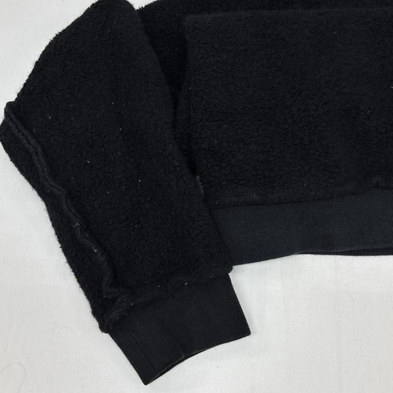 古着 USED トレーナー 長袖 MAINU マイヌ 起毛 ボアフリース スウェット トレーナー 311904 3 黒 / ブラック / black メンズ USED 古着 中古 50168257