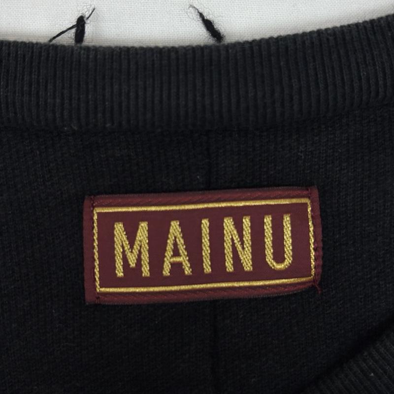 古着 USED トレーナー 長袖 MAINU マイヌ 起毛 ボアフリース スウェット トレーナー 311904 3 黒 / ブラック / black メンズ USED 古着 中古 50168257