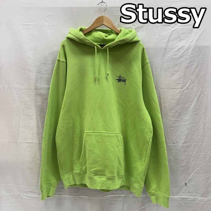 ステューシー STUSSY パーカー 長袖 ストックロゴ プルオーバー フーディ スウェット パーカー XL メンズ USED 古着 中古 50168258